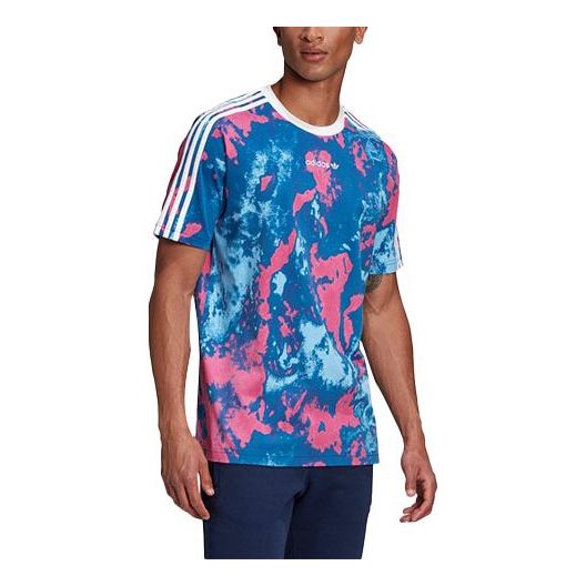 Футболка originals embroidered logo tie dye sports round neck short sleeve pink blue Adidas, синий
Футболка originals embroidered logo tie dye sports round neck short sleeve pink blue Adidas, синий