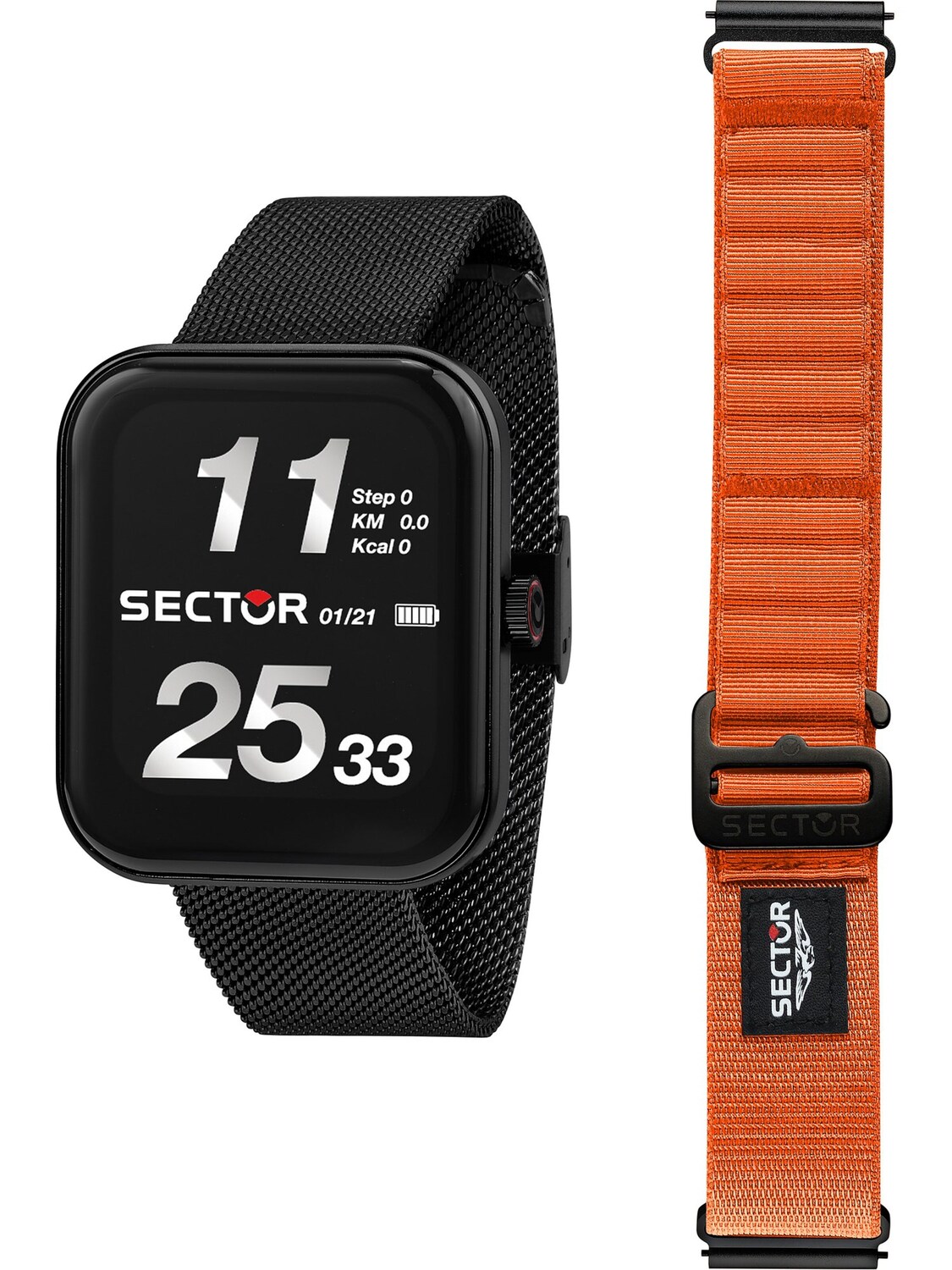 SECTOR Цифровые часы в черном цвете
SECTOR Цифровые часы в черном цвете