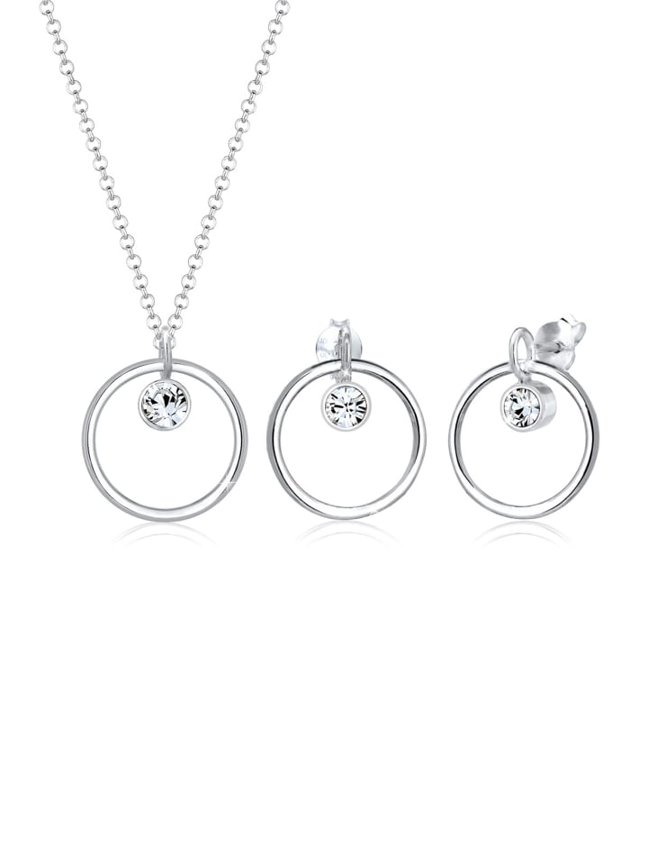 Elli Колье Schmuckset 925 Sterling Silber Geo, Kreis in Silber
Elli Колье Schmuckset 925 Sterling Silber Geo, Kreis in Silber