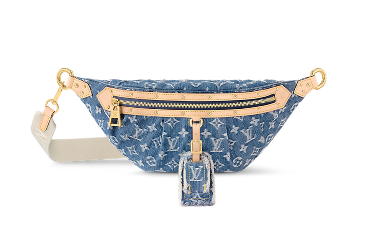 LOUIS VUITTON Высокий поясной рюкзак монограммный джинсовый синий
LOUIS VUITTON Высокий поясной рюкзак монограммный джинсовый синий