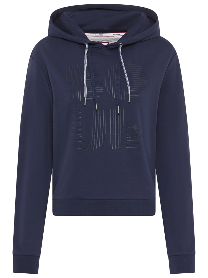 Толстовка с капюшоном темно-синего цвета Kangaroos
Толстовка с капюшоном темно-синего цвета Kangaroos