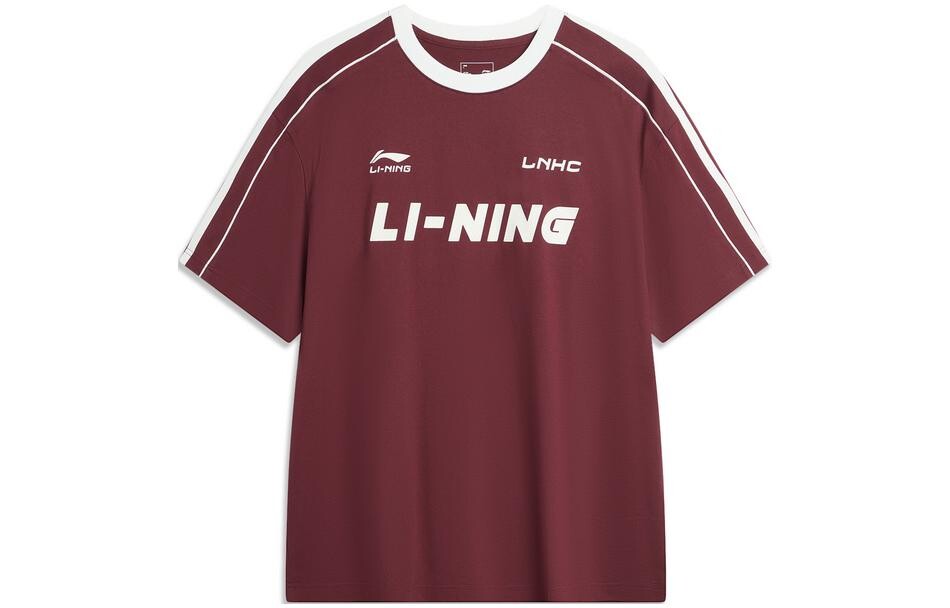Li Ning Футболка унисекс с подкладкой, Глубокий винтажный красный
Li Ning Футболка унисекс с подкладкой, Глубокий винтажный красный