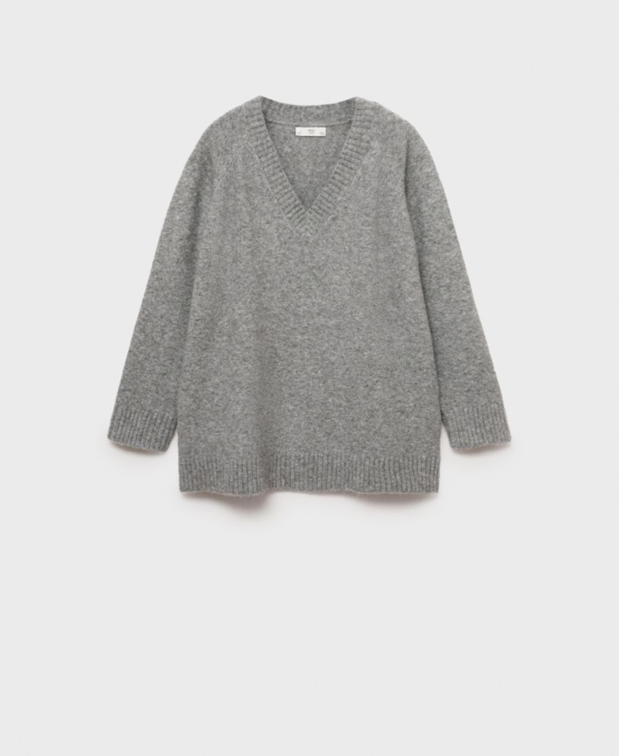 Женский вязаный свитер с V-образным вырезом MANGO, Gray
Женский вязаный свитер с V-образным вырезом MANGO, Gray