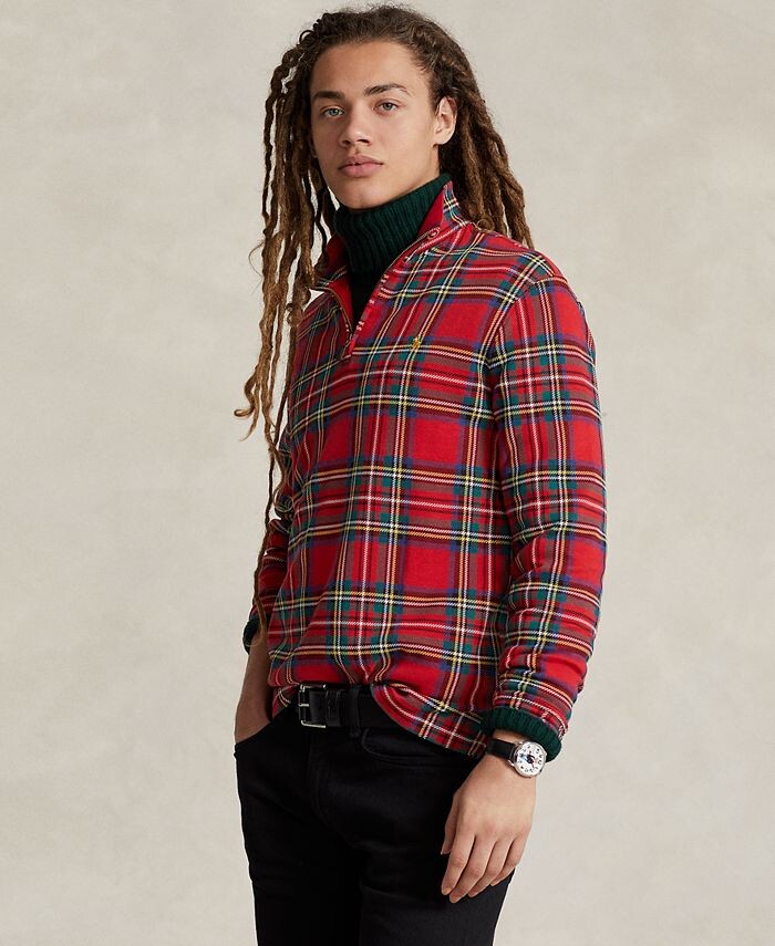 Мужской хлопковый пуловер в рубчик с молнией на четверть Polo Ralph Lauren, цвет Stewart 92
Мужской хлопковый пуловер в рубчик с молнией на четверть Polo Ralph Lauren, цвет Stewart 92