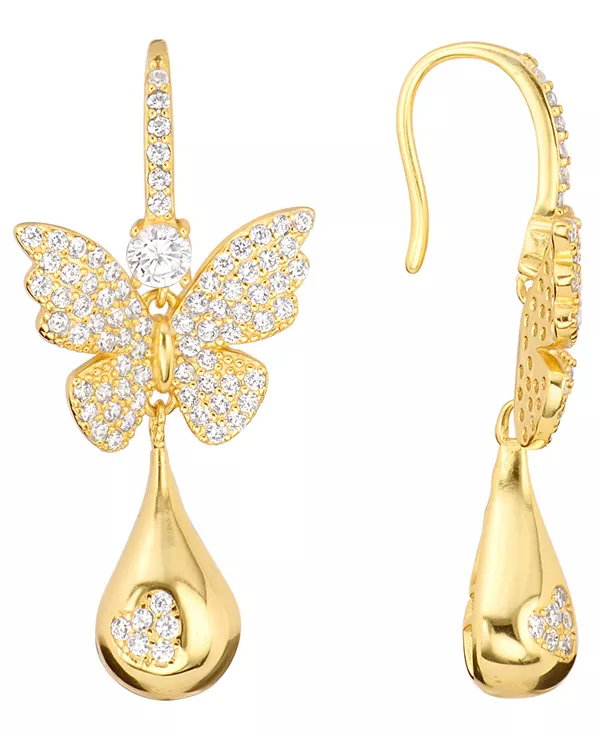 Серьги-Подвески в форме бабочек с кубическим цирконием (0,93 карата) из стерлингового серебра (также из 14-каратного золота поверх стерлингового серебра) Macy'S, gold
Серьги-Подвески в форме бабочек с кубическим цирконием (0,93 карата) из стерлингового серебра (также из 14-каратного золота поверх стерлингового серебра) Macy'S, gold