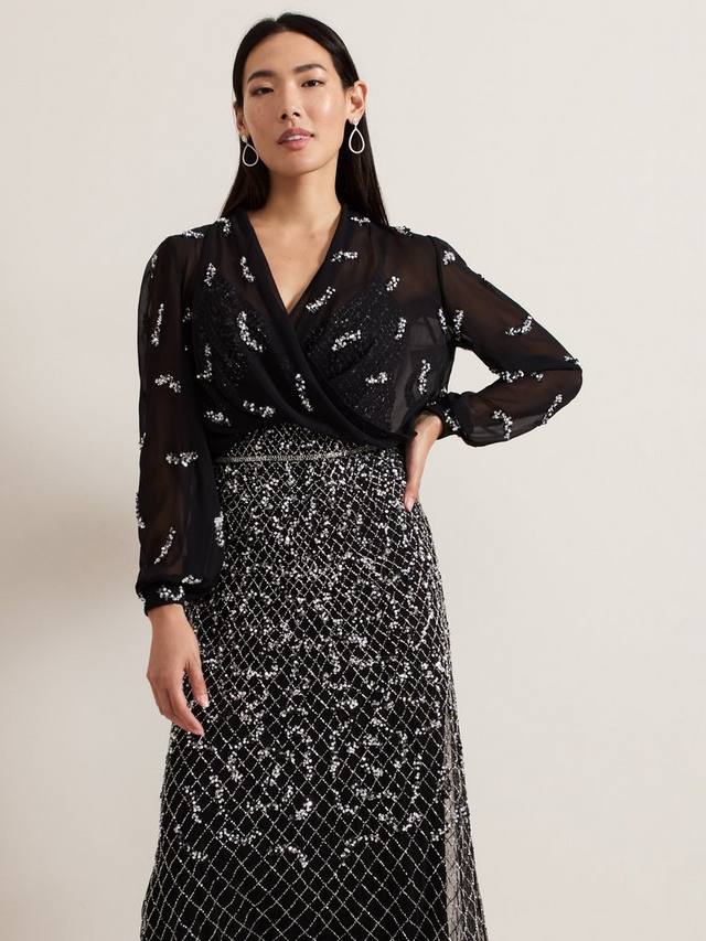 Топ Annette с пайетками Phase Eight, Black
Топ Annette с пайетками Phase Eight, Black