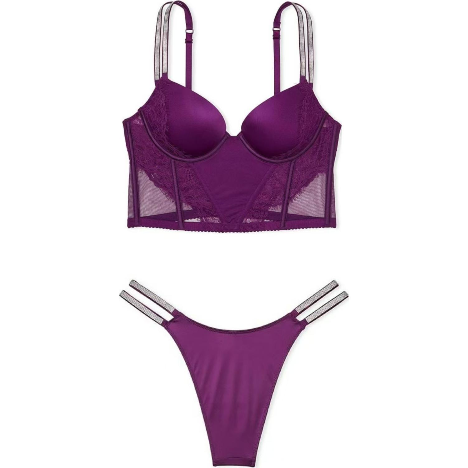 Victoria's Secret Женский комплект нижнего белья фиолетовый
Victoria's Secret Женский комплект нижнего белья фиолетовый