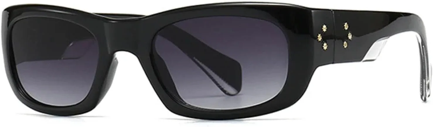 Солнцезащитные очки в стиле панк с прямоугольными заклепками для мужчин и женщин, винтажные, с защитой от УФ-излучения UV400 HHZZYVY, Black Gray Gradient
Солнцезащитные очки в стиле панк с прямоугольными заклепками для мужчин и женщин, винтажные, с защитой от УФ-излучения UV400 HHZZYVY, Black Gray Gradient