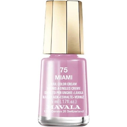 Лак для ногтей 75 Майами 5мл, Mavala
Лак для ногтей 75 Майами 5мл, Mavala