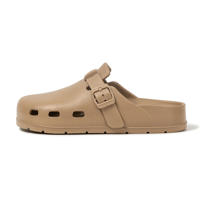 Far port EVA устойчивые к истиранию противоскользящие тапочки с закрытым носком унисекс - лесной орех бежевый, цвет Hazelnut Beige
Far port EVA устойчивые к истиранию противоскользящие тапочки с закрытым носком унисекс - лесной орех бежевый, цвет Hazelnut Beige