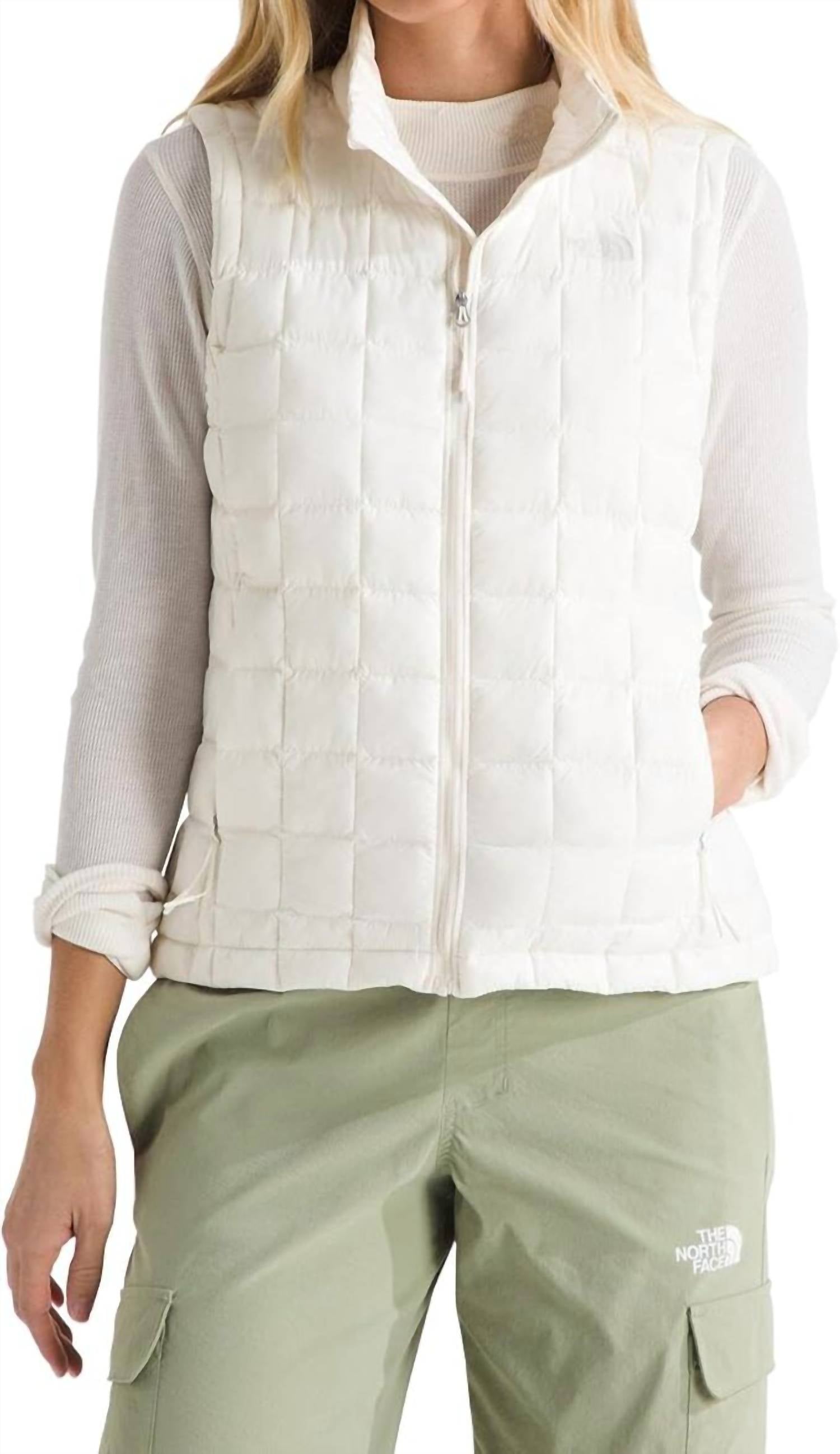 Термобаллонный жилет Eco 2.0 в цвете гардения белый The North Face
Термобаллонный жилет Eco 2.0 в цвете гардения белый The North Face