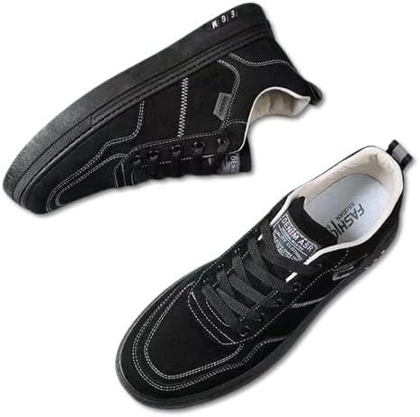 Мужские низкопрофильные кроссовки - удобные и шнуровочные обувь с амортизирующей стелькой из EVA, прочной резиновой подошвой и стильным дизайном для повседневного ношения, повседневные кроссовки Minlaidian, черный
Мужские низкопрофильные кроссовки - удобные и шнуровочные обувь с амортизирующей стелькой из EVA, прочной резиновой подошвой и стильным дизайном для повседневного ношения, повседневные кроссовки Minlaidian, черный