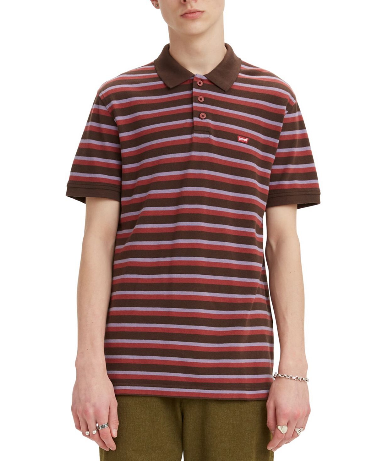 Мужская рубашка поло с коротким рукавом, стандартный крой, housemark Levi's, мульти
Мужская рубашка поло с коротким рукавом, стандартный крой, housemark Levi's, мульти