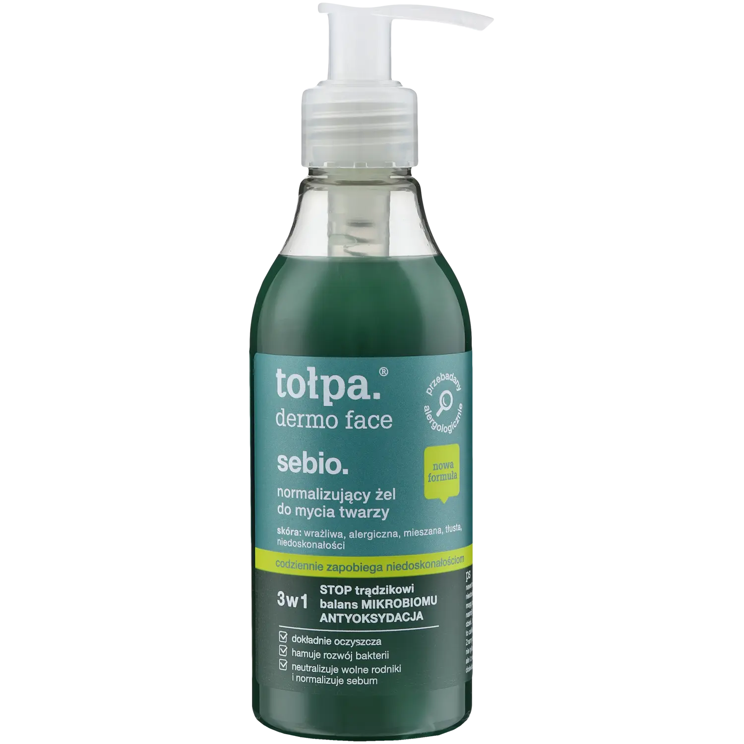 Tołpa Dermo Face Sebio гель для умывания лица, 195 мл
Tołpa Dermo Face Sebio гель для умывания лица, 195 мл