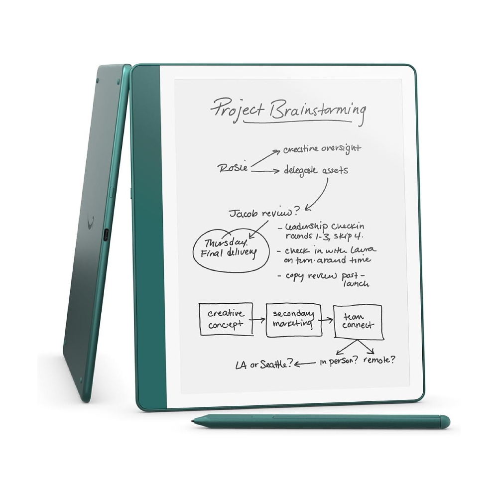 Электронная книга Amazon Kindle Scribe (2024), 10.2", 64 ГБ, Wi-Fi, зеленый металлик
Электронная книга Amazon Kindle Scribe (2024), 10.2", 64 ГБ, Wi-Fi, зеленый металлик