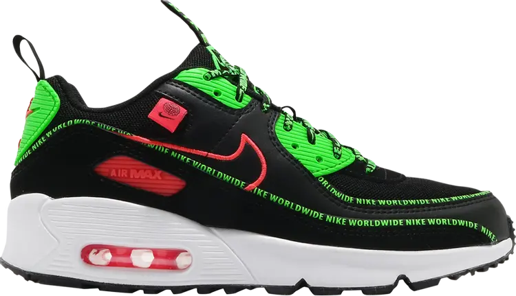 Кроссовки Nike Air Max 90 SE GS 'Worldwide Pack - SEFA20', черный
Кроссовки Nike Air Max 90 SE GS 'Worldwide Pack - SEFA20', черный