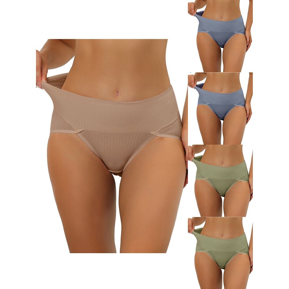 5 упаковок женского нижнего белья в рубчик с высоким вырезом и высокой талией для контроля живота, доступны в размерах больших размеров, разноцветные ALLEGRA K, цвет Blu Pea Gn Cm
5 упаковок женского нижнего белья в рубчик с высоким вырезом и высокой талией для контроля живота, доступны в размерах больших размеров, разноцветные ALLEGRA K, цвет Blu Pea Gn Cm