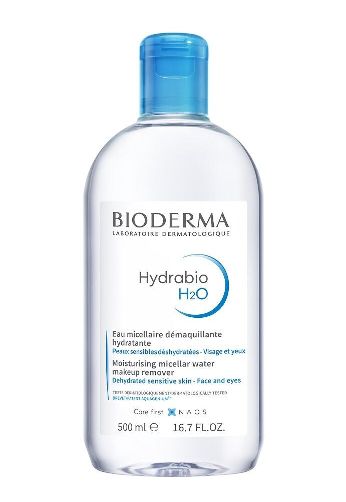 Bioderma Hydrabio H2O мицеллярная жидкость, 500 ml
Bioderma Hydrabio H2O мицеллярная жидкость, 500 ml
