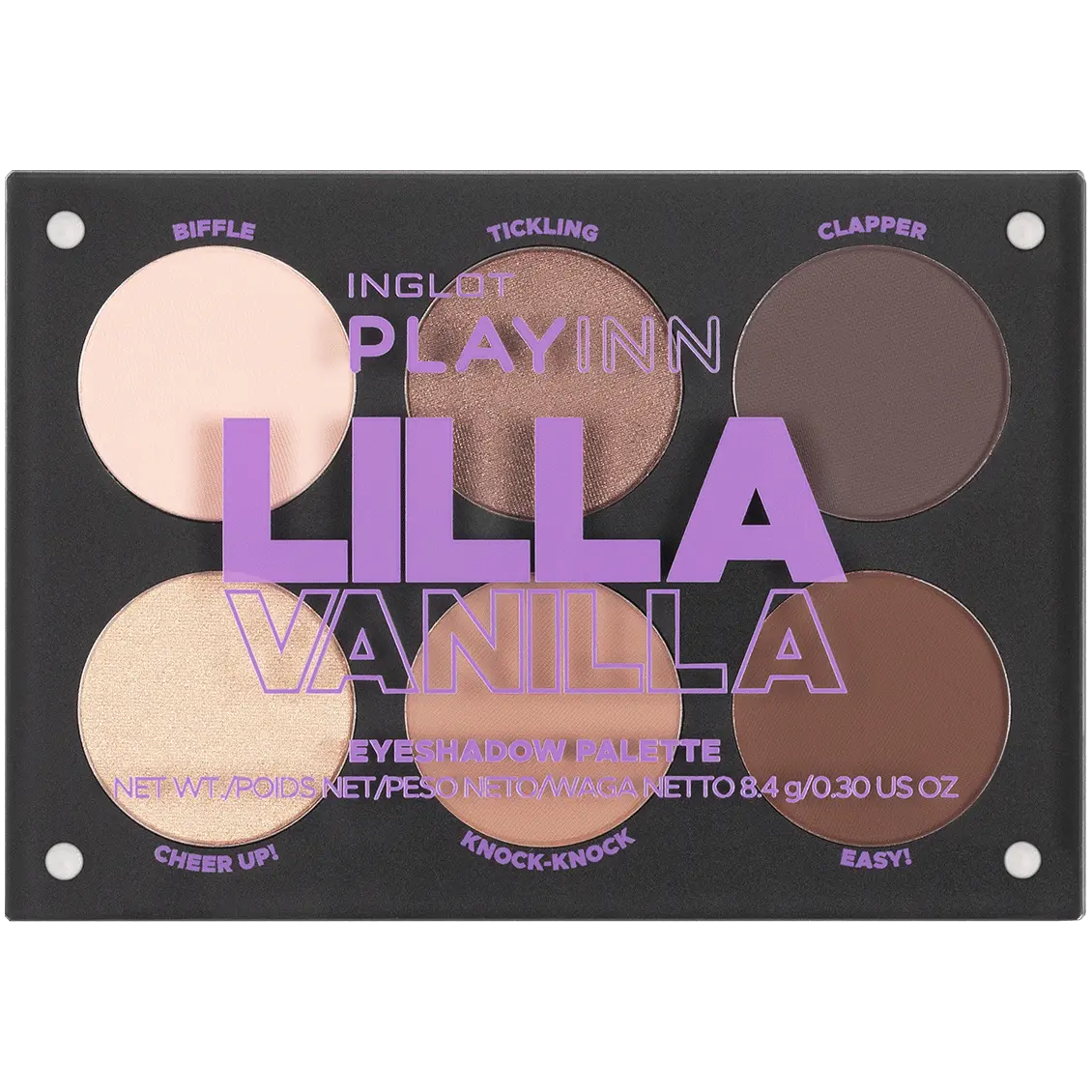 Inglot Playinn палетка теней для век лила ваниль, 8 г
Inglot Playinn палетка теней для век лила ваниль, 8 г