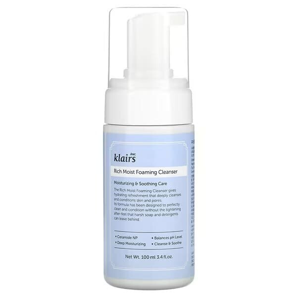 Увлажняющая кислородная пенка для умывания Dear, Klairs Rich Moist Foaming Cleanser, 100 мл
Увлажняющая кислородная пенка для умывания Dear, Klairs Rich Moist Foaming Cleanser, 100 мл