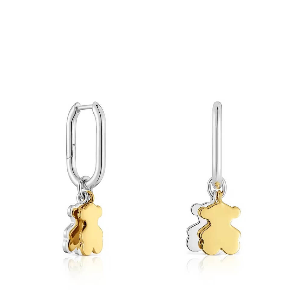 Серьги-кольца Tous Sweet Dolls Two-tone Small With Bear Motif, 14 мм, серебро/серебро с 18-каратным золотым покрытием
Серьги-кольца Tous Sweet Dolls Two-tone Small With Bear Motif, 14 мм, серебро/серебро с 18-каратным золотым покрытием