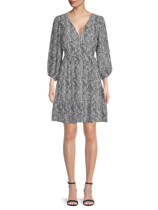 Мини-платье с пышными рукавами и вырезом Collective Concepts Black abstract
Мини-платье с пышными рукавами и вырезом Collective Concepts Black abstract