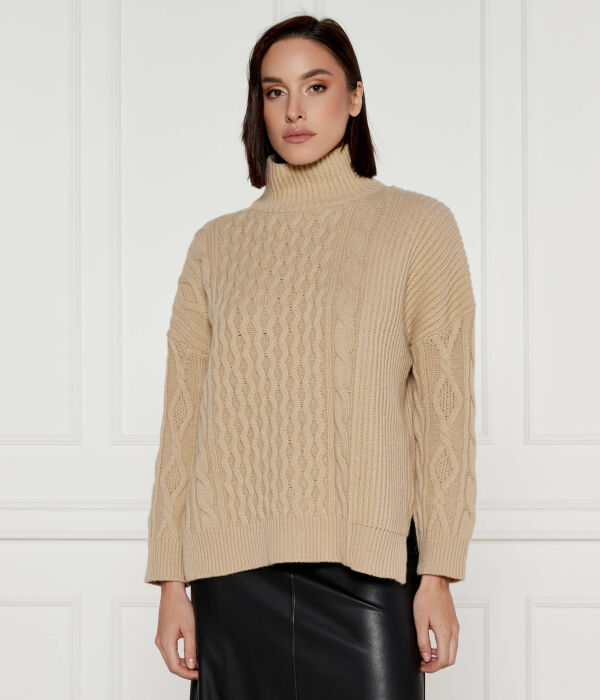 Свитер женский Weekend Maxmara шерстяной вязаный, бежевый
Свитер женский Weekend Maxmara шерстяной вязаный, бежевый