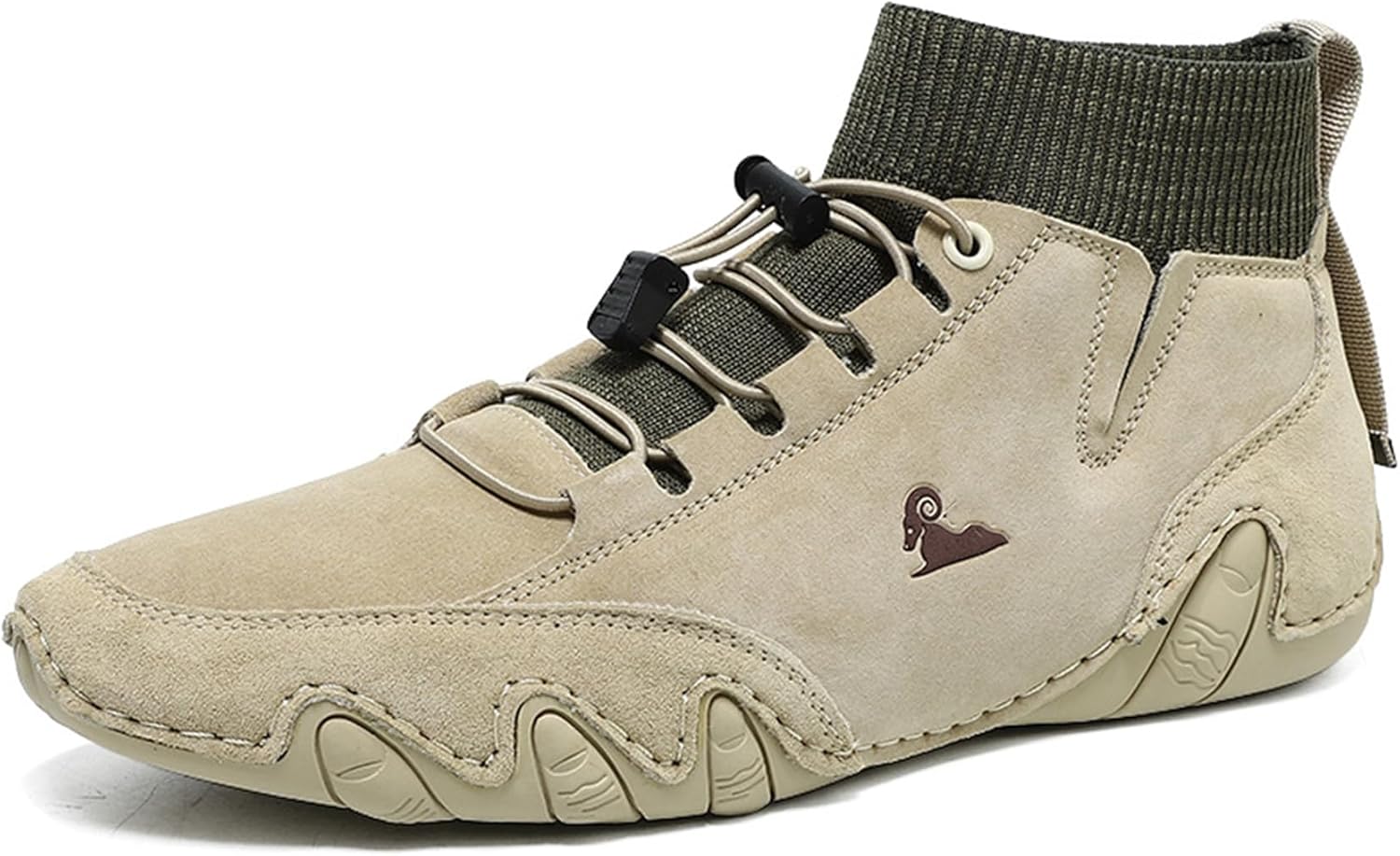 Мужские повседневные кожаные мокасины RiceelSor с высокой посадкой, ручной строчкой, без шнурков, для вождения, с меховой подкладкой, теплые, нескользящие и удобные туфли, хаки
Мужские повседневные кожаные мокасины RiceelSor с высокой посадкой, ручной строчкой, без шнурков, для вождения, с меховой подкладкой, теплые, нескользящие и удобные туфли, хаки