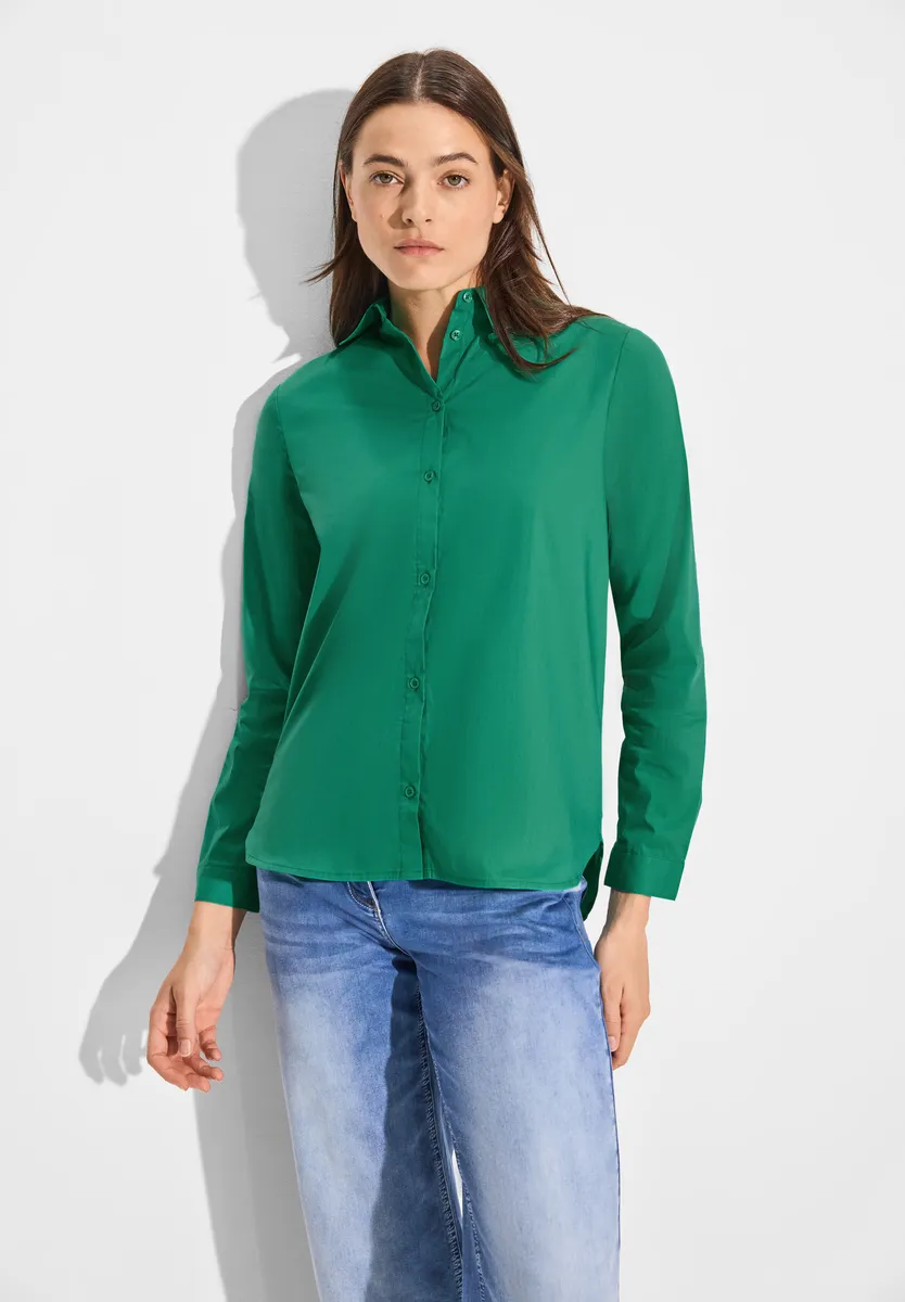 Блузка-рубашка Cecil из мягкой смеси хлопка, зеленый
Блузка-рубашка Cecil из мягкой смеси хлопка, зеленый