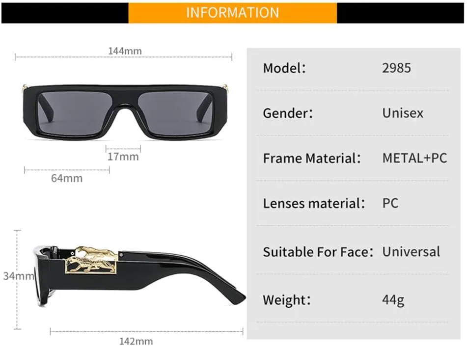 Солнцезащитные очки прямоугольной формы для женщин и мужчин, градиентные линзы, поликарбонатная оправа, леопардовый принт, защита от ультрафиолета UV400 generic, C6
Солнцезащитные очки прямоугольной формы для женщин и мужчин, градиентные линзы, поликарбонатная оправа, леопардовый принт, защита от ультрафиолета UV400 generic, C6