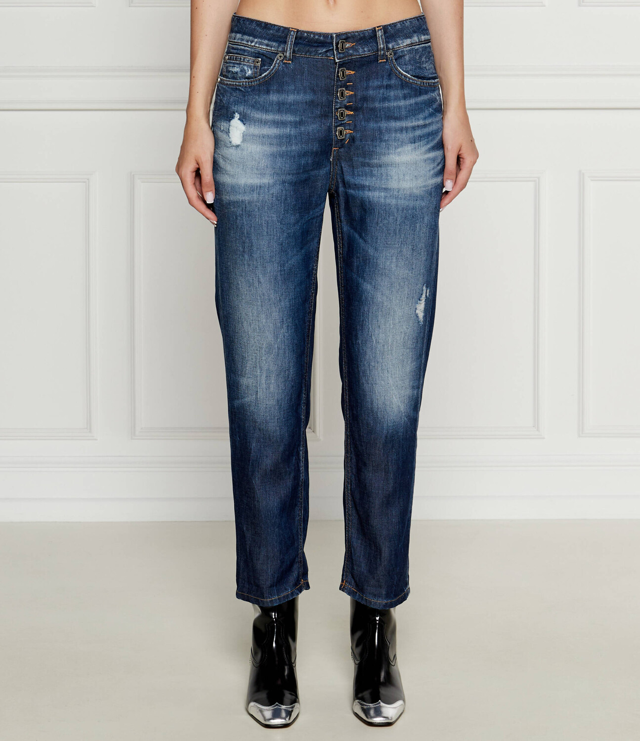 Джинсы DONDUP - made in Italy KOONS Loose fit, темно-синий
Джинсы DONDUP - made in Italy KOONS Loose fit, темно-синий