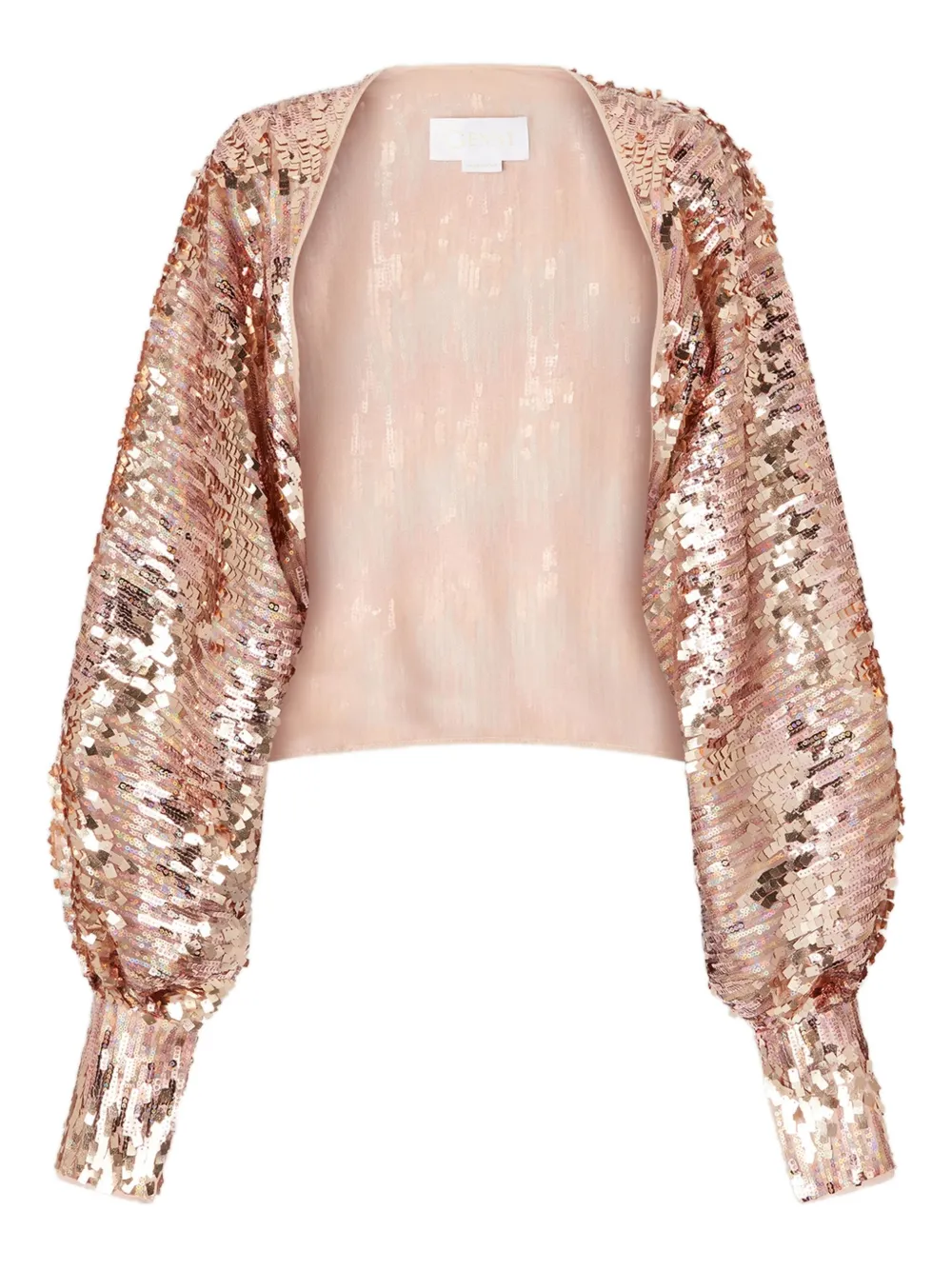 Накидка с объемными рукавами и пайетками Genny, коричневый
Накидка с объемными рукавами и пайетками Genny, коричневый