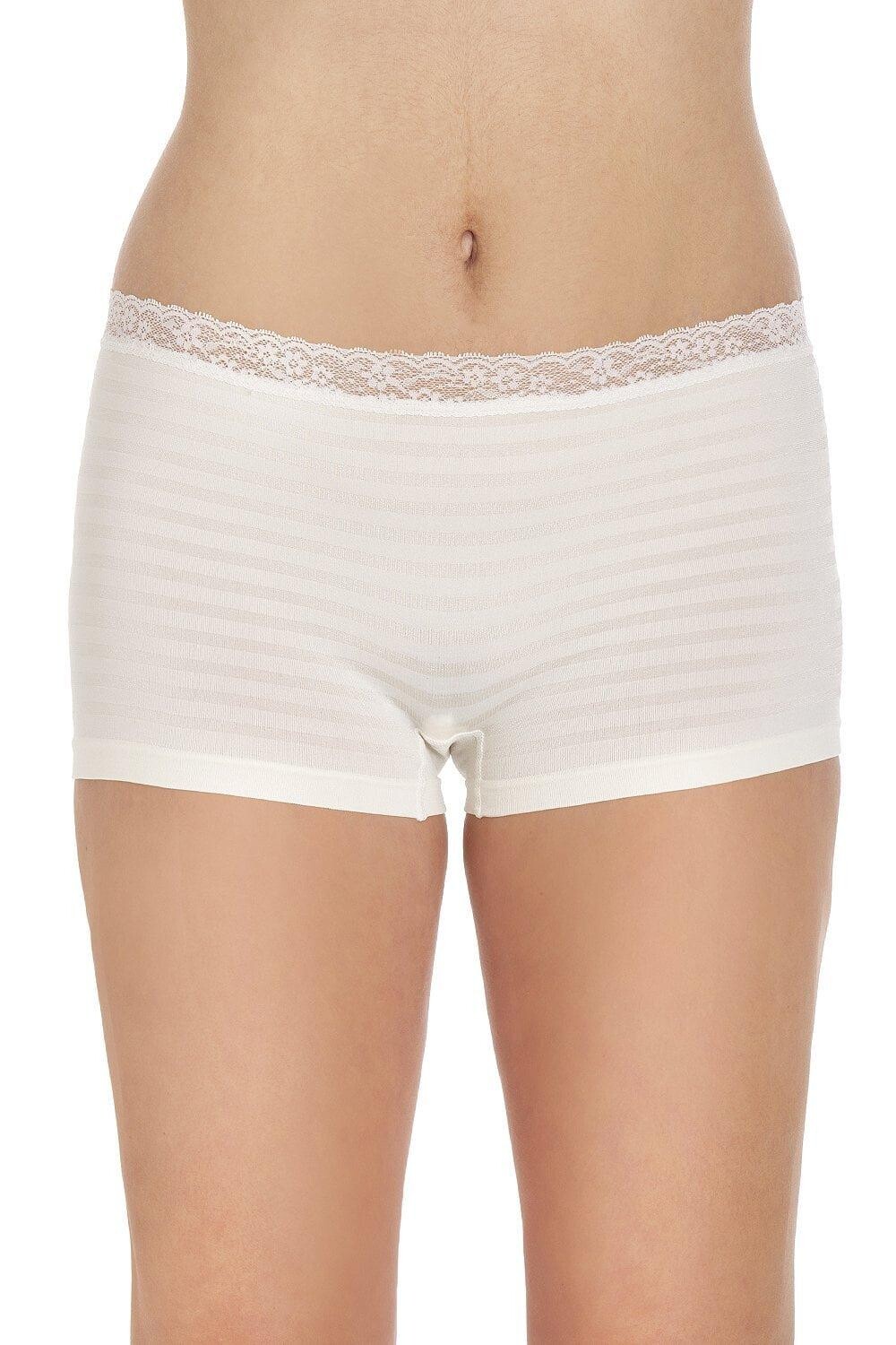 Комплект из трех гладких бесшовных боксеров Camille, белый
Комплект из трех гладких бесшовных боксеров Camille, белый