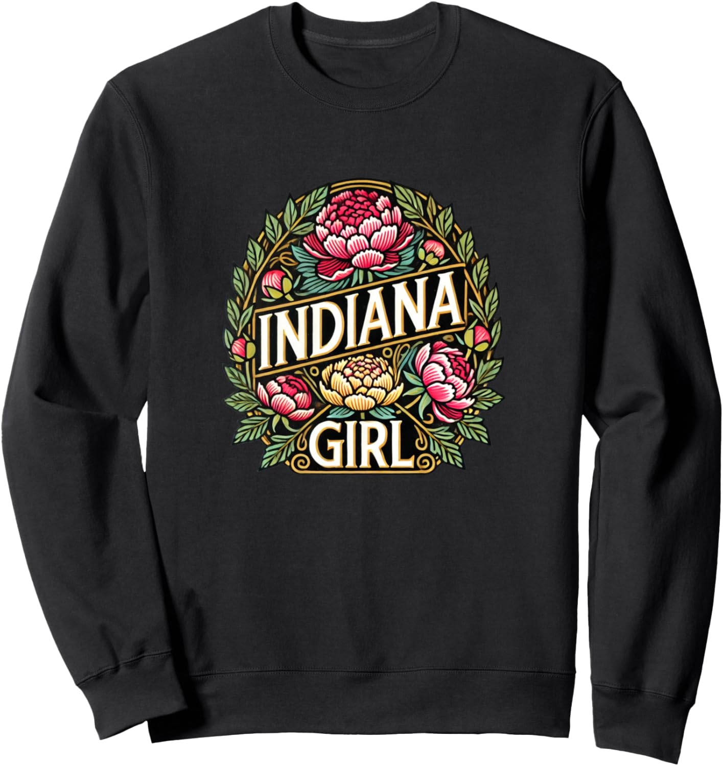 Толстовка с изображением пиона и надписью «Я люблю Индиану» от Indiana Girl Retro Indiana Lovers Snugg, черный
Толстовка с изображением пиона и надписью «Я люблю Индиану» от Indiana Girl Retro Indiana Lovers Snugg, черный