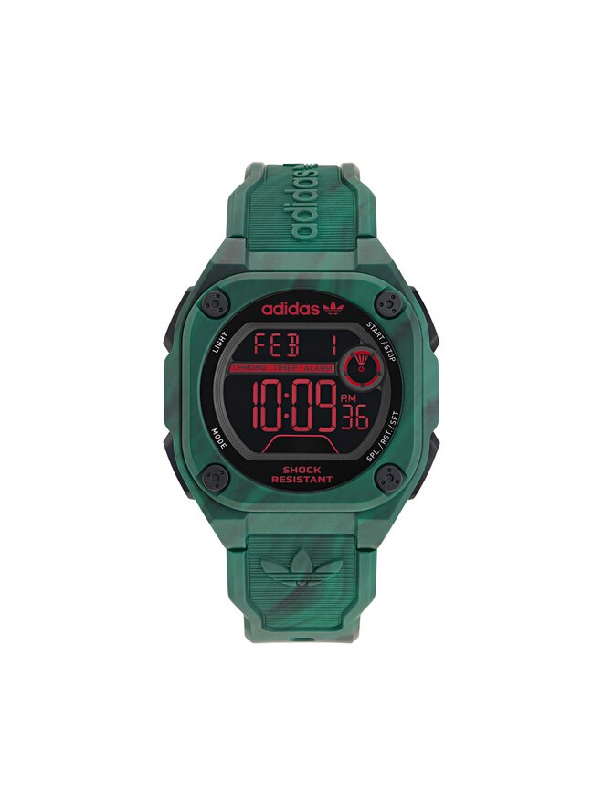 Часы Originals City Tech Two GRFX AOST23573 Adidas, зеленый
Часы Originals City Tech Two GRFX AOST23573 Adidas, зеленый