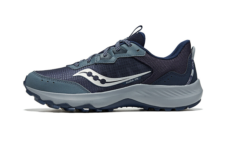 Кроссовки saucony Women's Aura TR 'Granite Navy', темно-синий/серебряный 
Кроссовки saucony Women's Aura TR 'Granite Navy', темно-синий/серебряный