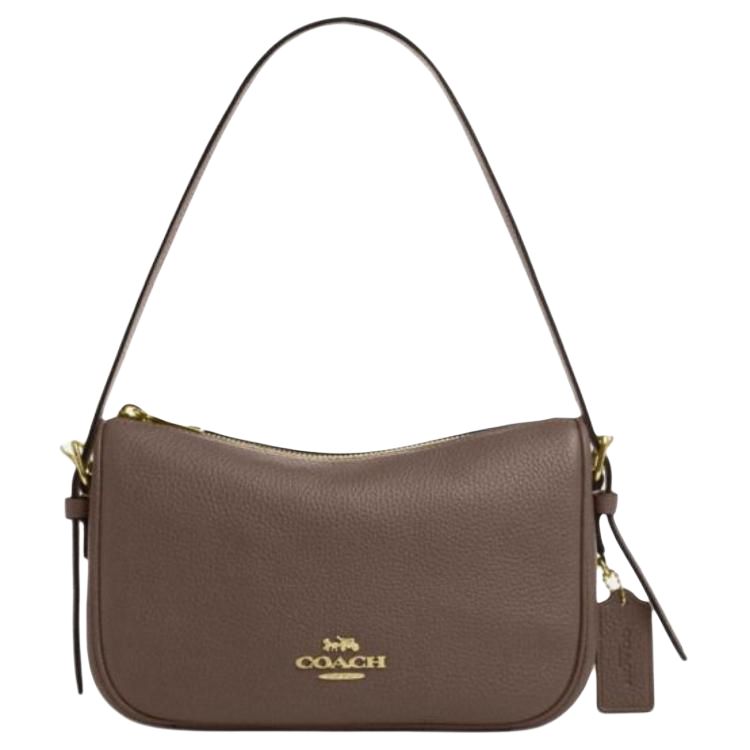 COACH Сумка через плечо из коровьей кожи среднего размера для женщин тёмный умбра
COACH Сумка через плечо из коровьей кожи среднего размера для женщин тёмный умбра