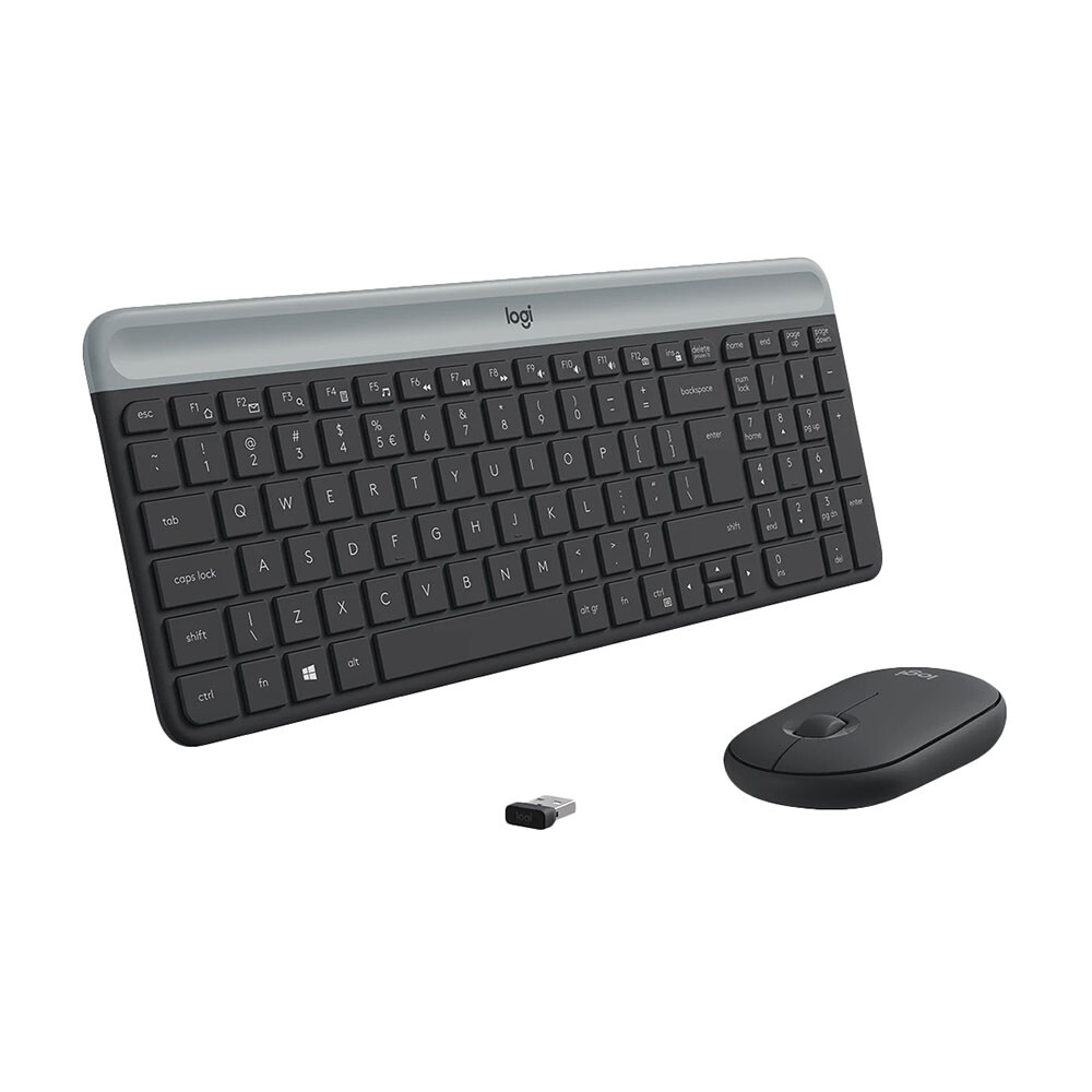 Беспроводная клавиатура Logitech MK470 Slim, plus mouse, графит, английская раскладка, Серый, Беспроводная клавиатура Logitech MK470 Slim, plus mouse, графит, английская раскладка
Беспроводная клавиатура Logitech MK470 Slim, plus mouse, графит, английская раскладка, Серый, Беспроводная клавиатура Logitech MK470 Slim, plus mouse, графит, английская раскладка