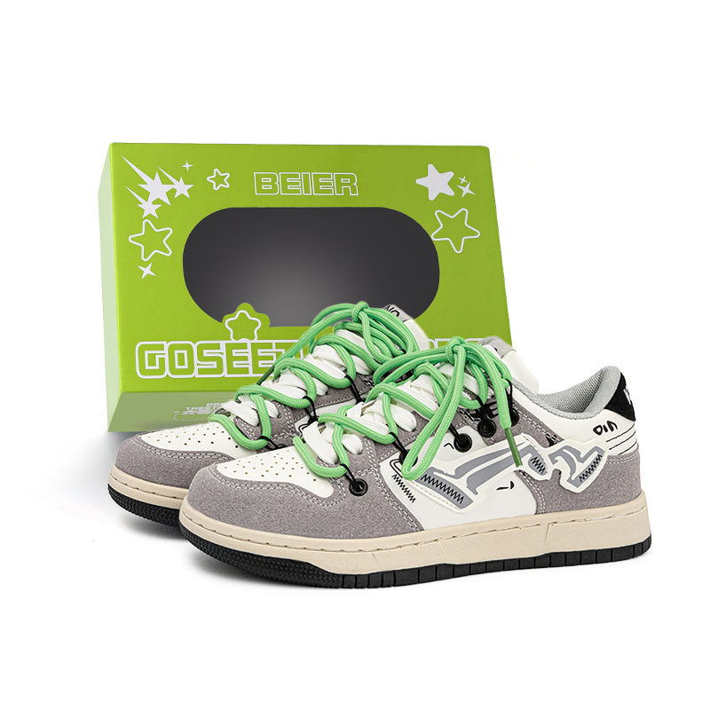 BEIER Низкие скейтерские кроссовки унисекс серые, цвет Gray
BEIER Низкие скейтерские кроссовки унисекс серые, цвет Gray