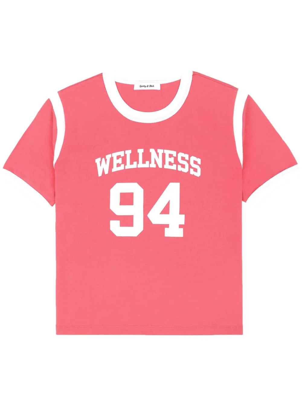 Футболка с надписью Sporty & Rich, розовый
Футболка с надписью Sporty & Rich, розовый