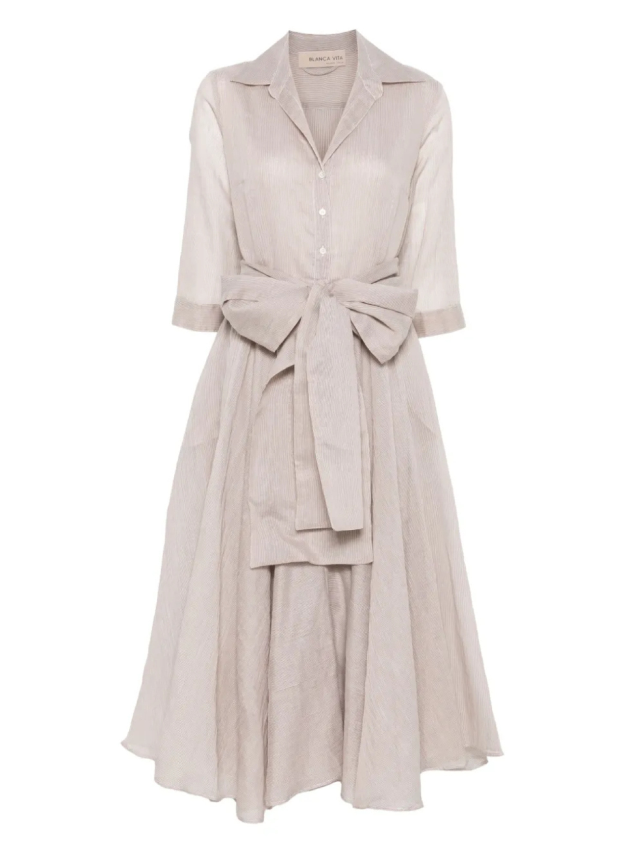Платье миди Аллия Blanca Vita, нейтральный 
Платье миди Аллия Blanca Vita, нейтральный