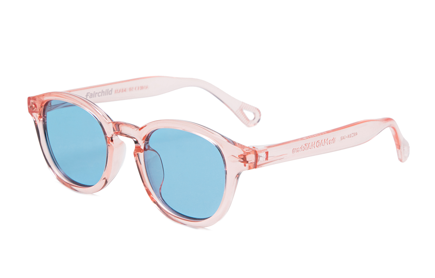 The MAD HATcher Овальные солнцезащитные очки TR90 унисекс, Transparent Pink Frame with Blue Polarized Lens
The MAD HATcher Овальные солнцезащитные очки TR90 унисекс, Transparent Pink Frame with Blue Polarized Lens