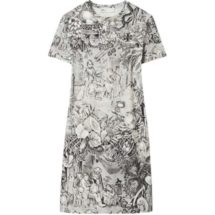 Платье с короткими рукавами SS25 для женщин Tory Burch, серый
Платье с короткими рукавами SS25 для женщин Tory Burch, серый