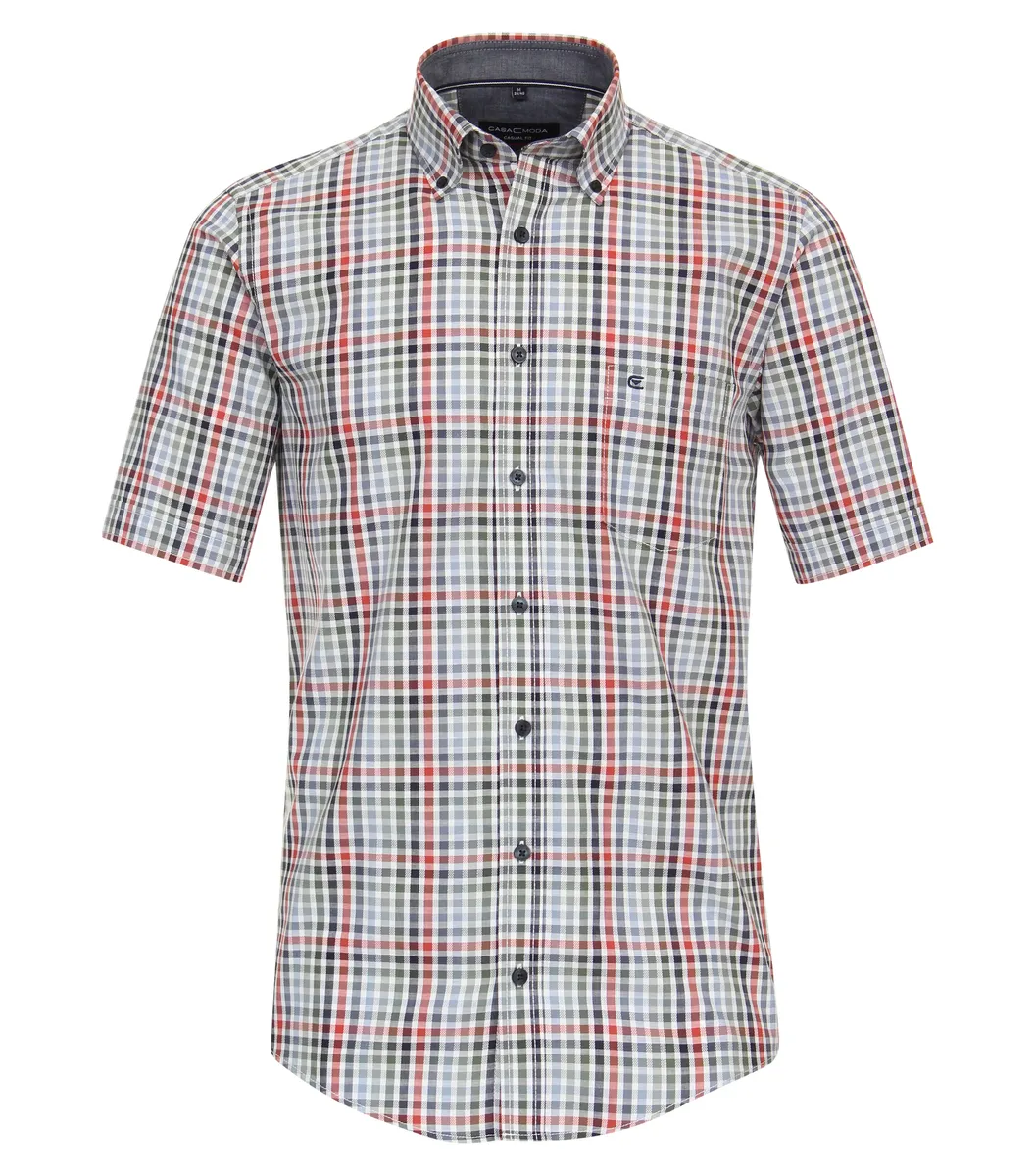 Рубашка CASAMODA с короткими рукавами "Повседневная рубашка CASAMODA с короткими рукавами в клетку ", красный
Рубашка CASAMODA с короткими рукавами "Повседневная рубашка CASAMODA с короткими рукавами в клетку ", красный