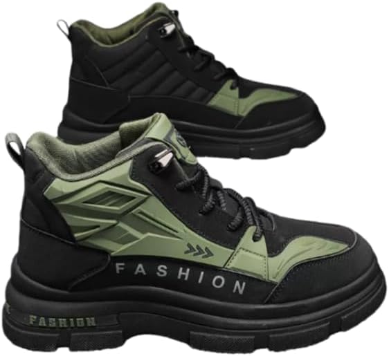 Мужские походные ботинки до щиколотки - водонепроницаемые повседневные прогулочные ботинки - легкие ботинки для мужчин Hhhchpm, зеленый
Мужские походные ботинки до щиколотки - водонепроницаемые повседневные прогулочные ботинки - легкие ботинки для мужчин Hhhchpm, зеленый