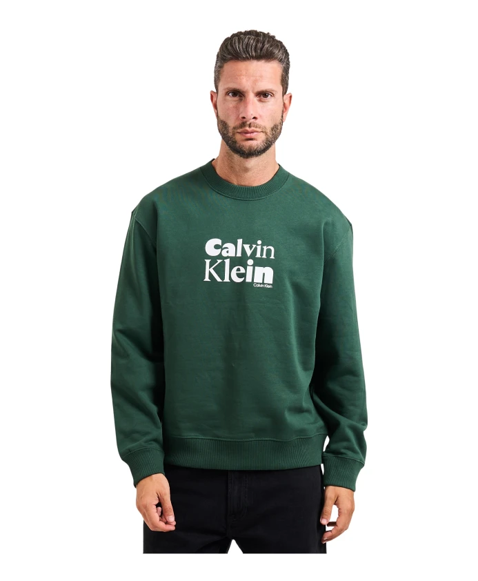 Зеленый пуловер с логотипом спереди Calvin Klein, зеленый
Зеленый пуловер с логотипом спереди Calvin Klein, зеленый