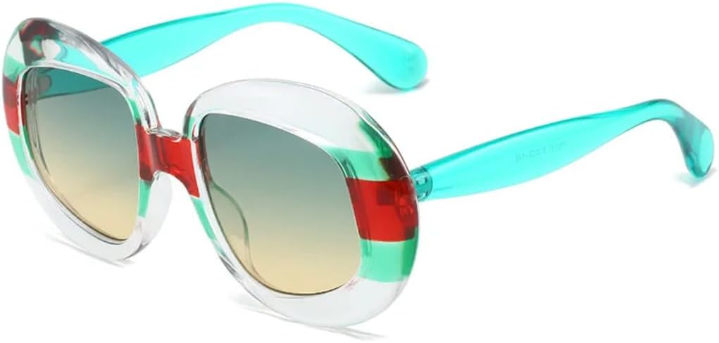 Модные овальные солнцезащитные очки с контрастными цветами для женщин, ретро-квадратные, с прозрачными градиентными линзами, защита от УФ-излучения UV400, для мужчин, в тренде, роскошные, в стиле панк UATXTAU, Green
Модные овальные солнцезащитные очки с контрастными цветами для женщин, ретро-квадратные, с прозрачными градиентными линзами, защита от УФ-излучения UV400, для мужчин, в тренде, роскошные, в стиле панк UATXTAU, Green