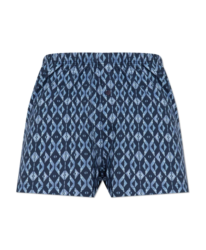 Боксерские шорты с узором Hanro, синий
Боксерские шорты с узором Hanro, синий