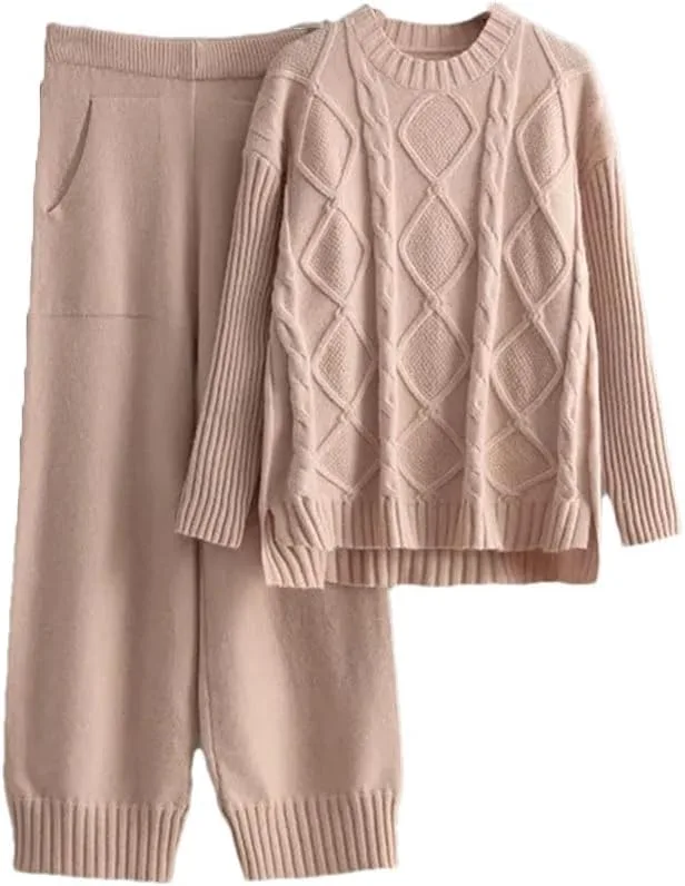 Свитер O-Neck и брюки High Waist Straight
Свитер O-Neck и брюки High Waist Straight