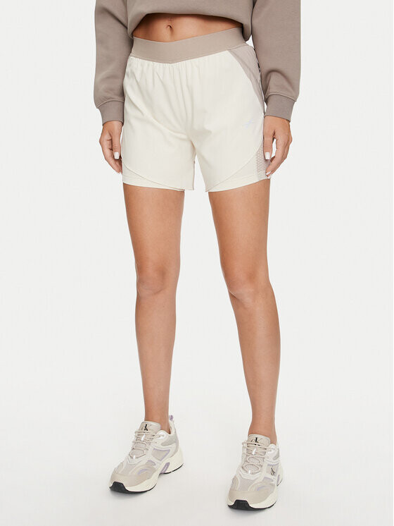 Спортивные шорты узкого кроя Reebok, бежевый
Спортивные шорты узкого кроя Reebok, бежевый